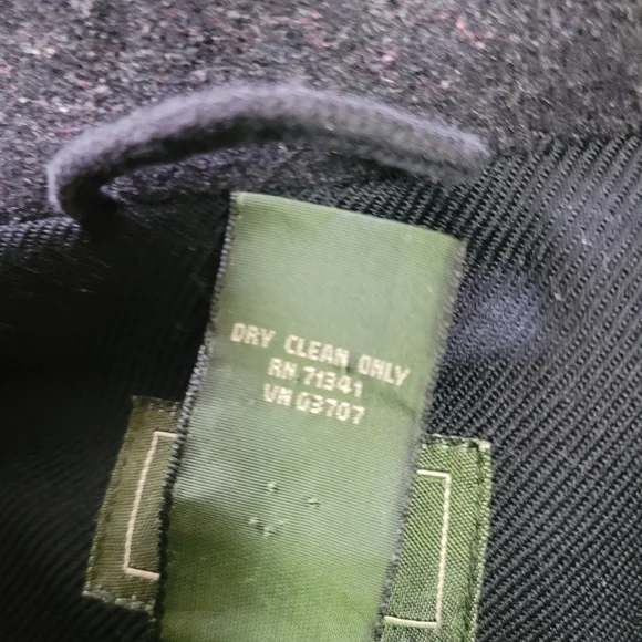 Women's L.L.Bean Wool Blend Coat With Removable Hood Large - Picture 8 of 11